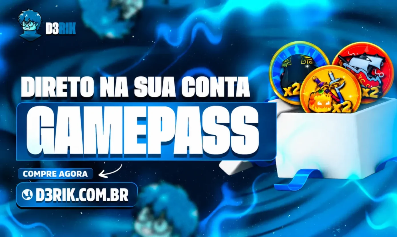 Gamepasses - Direto na sua conta